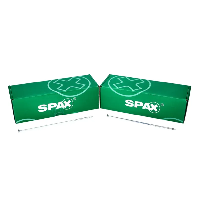 Billig SPAX HI.FORCE Tellerkopf Schraube 6,0 x 200 mm 50 Stk. ( 0251010602005 ) Torx T-Star Plus T30 Teilgewinde Wirox 4Cut