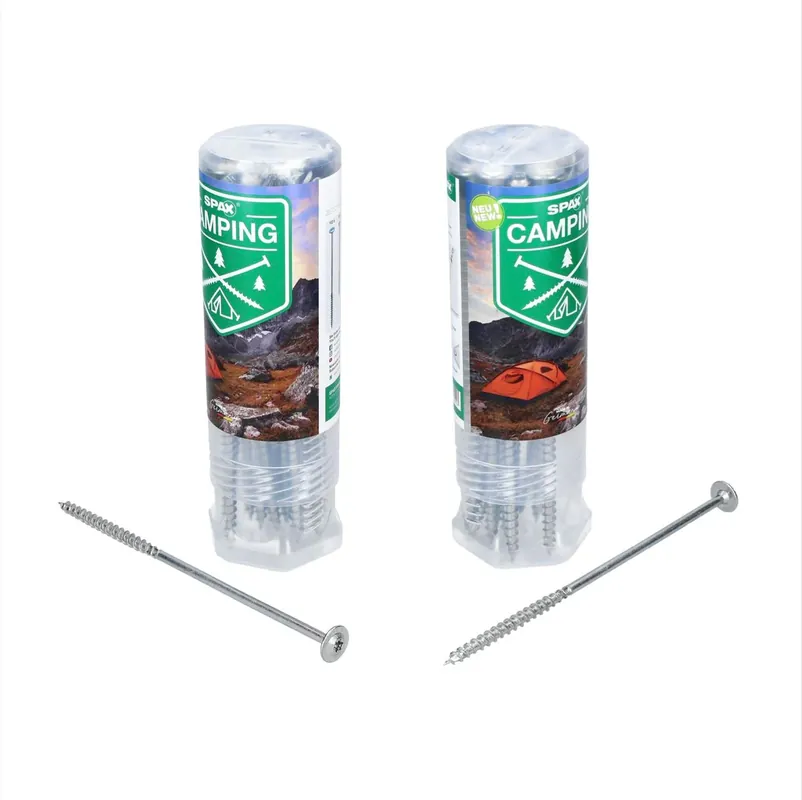 Billig SPAX 2x Zeltschrauben Camping Set 6 x 160 mm und 8 x 220 mm WIROX ( 2x 4000009100019 )