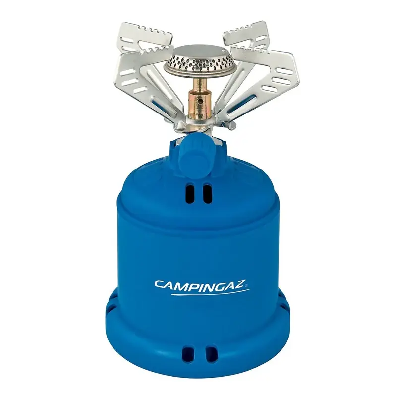 Campingaz 206 S Campingkocher 1230 Watt 90 g/h + Topfträgerkreuz aus Edelstahl Heißes Angebot