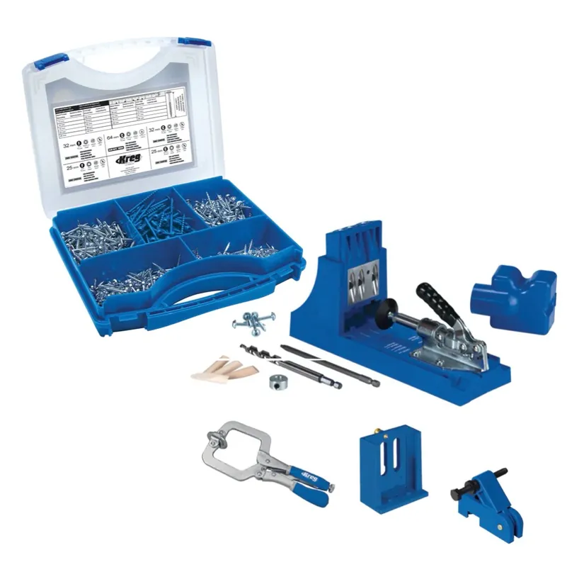 Sofort Bestellen KREG Jig K4 Master-System ( K4MS ) Verbindungssystem Holz mit Taschenbohrung + 675 tlg. Schrauben Set