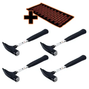 Letzte Chance Picard 620M Set 4x Latthammer glatt 600 g ( 4x 0062000 ) + Multifunktionstuch Universalgröße