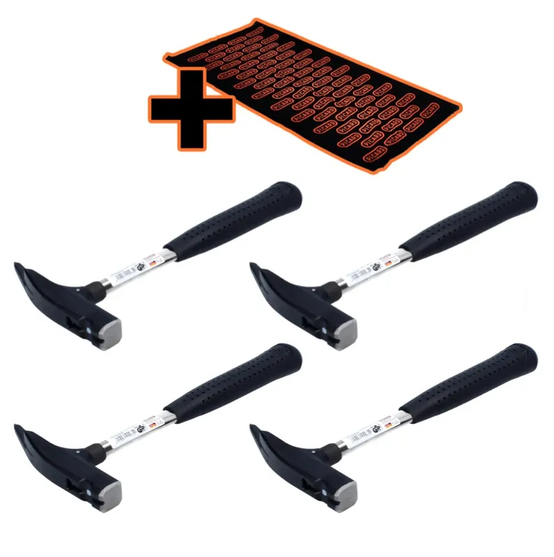 Letzte Chance Picard 620M Set 4x Latthammer glatt 600 g ( 4x 0062000 ) + Multifunktionstuch Universalgröße