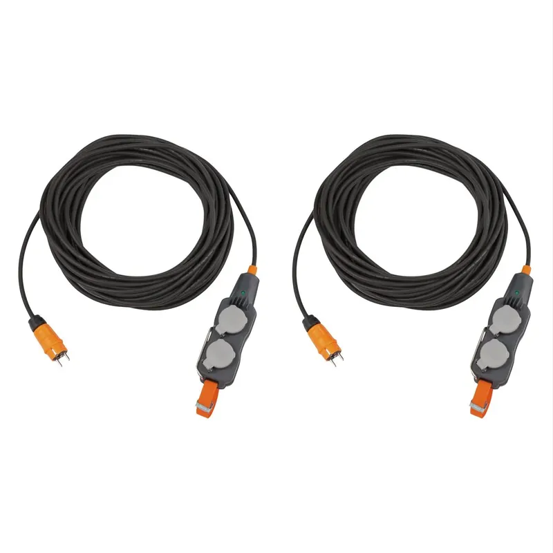 Mega-Angebot Brennenstuhl professionalLINE Set 2x Powerblock mit 4 Steckdosen IP 54 25 m ( 2x 9161250160 ) H07RN-F 3G1,5