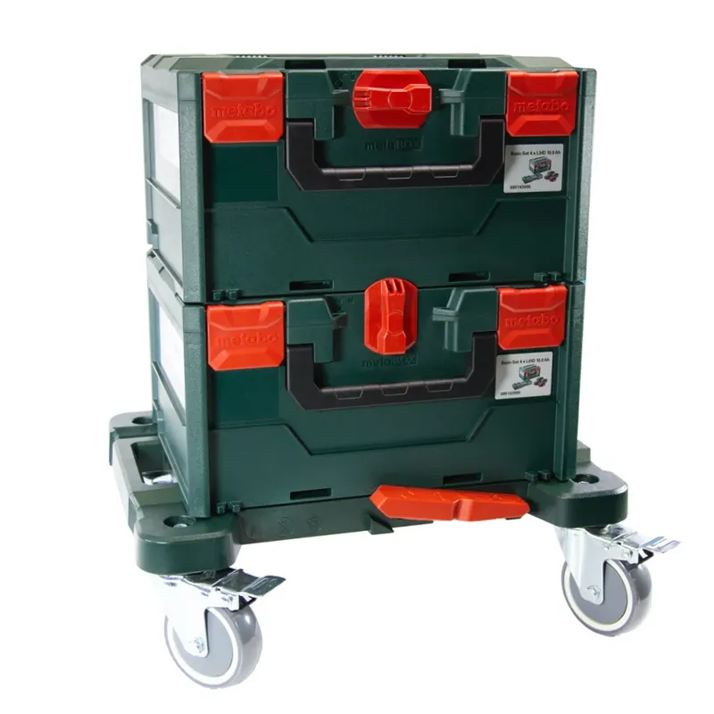 Metabo metaBOX Rollbrett ( 626894000 ) + 2x metaBOX 215 ( 2x 626887000 ) Saisonangebot