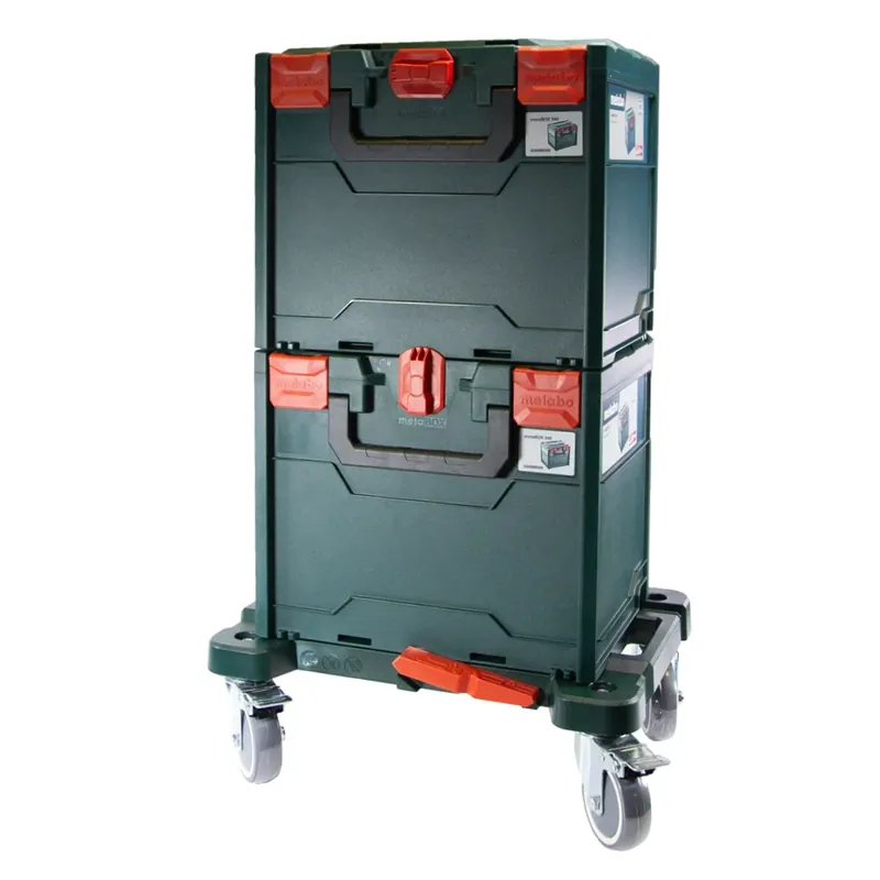 Preiswert Metabo metaBOX Rollbrett ( 626894000 ) + 2x metaBOX 340 ( 2x 626888000 )