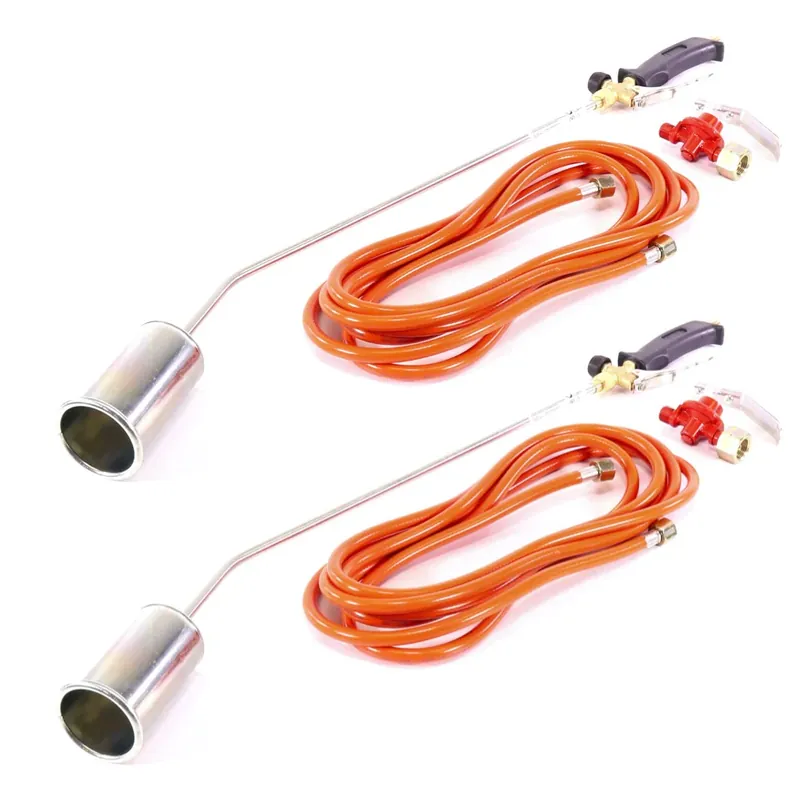 Markenprodukt Rothenberger Industrial ROMAXI ECO Set 2x Anwärmbrenner Set + Schlauch + Regler 1060 °C ( 2x 1500000930 ) Hochleistungsbrenner