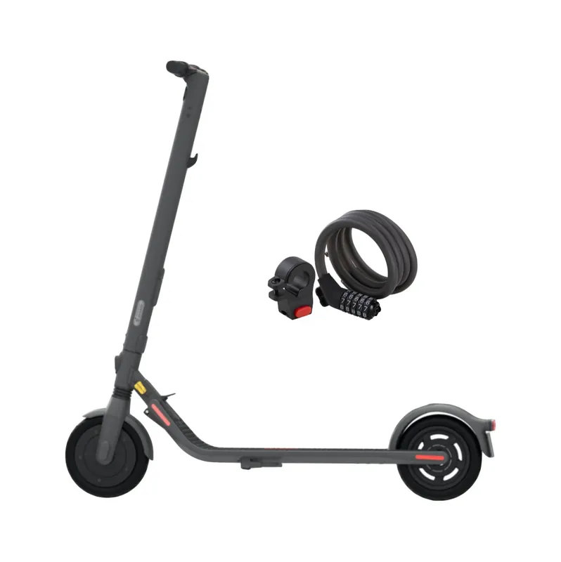 Angebot Ninebot by Segway Kick Scooter E25D E-Scooter Elektro Roller 300 W 20 km/h + KickScooter Zahlenschloss