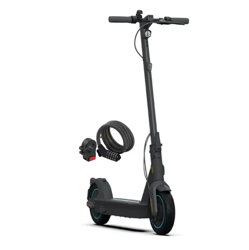 Ninebot Kick Scooter MAX G30D by Segway E-Scooter Elektro Roller 350 Watt + KickScooter Zahlenschloss Preiswert