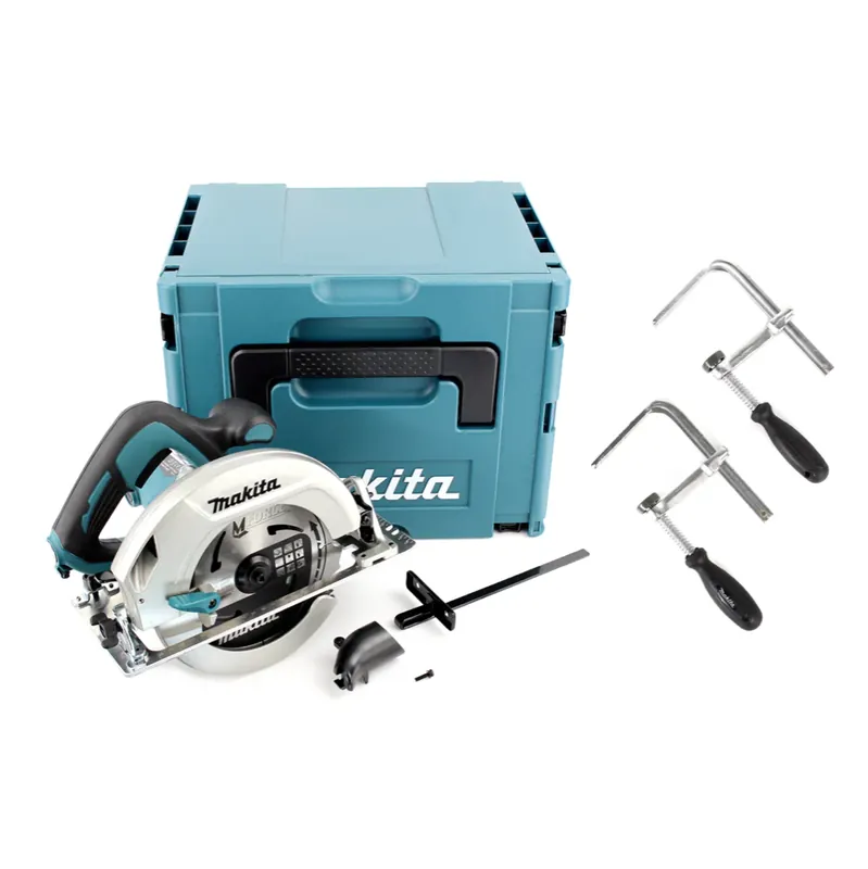 Preiswert Makita HS 7601 J Handkreissäge 190 mm 1200 W + Sägeblatt + 2x Schraubzwinge + Makpac