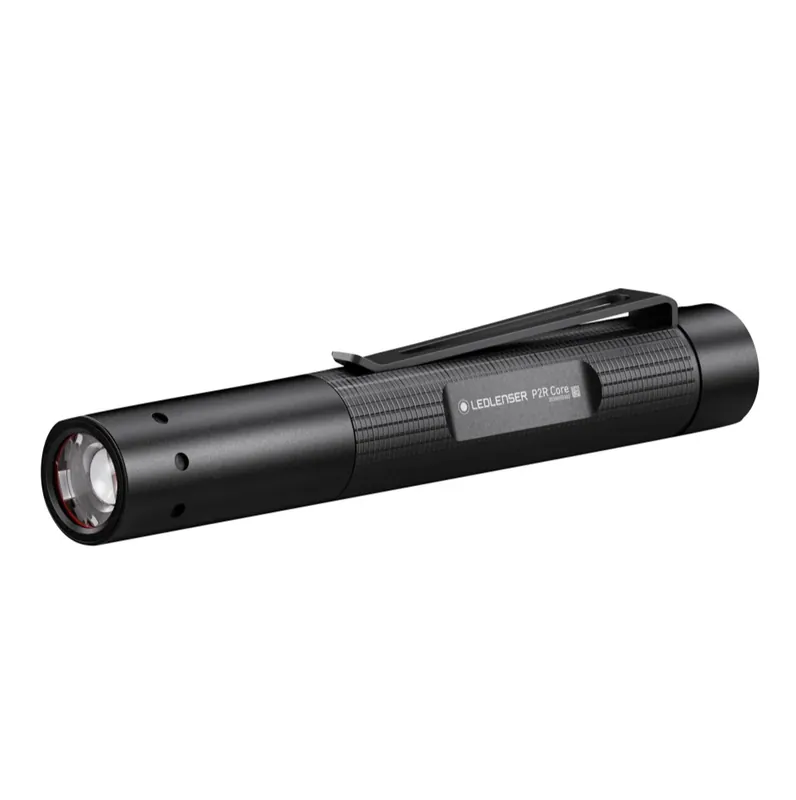 Ledlenser P2R Core LED Taschenlampe 120 lm IPX4 Schwarz ( 502176 ) + 1x Akku + 1x USB Kabel Saisonangebot