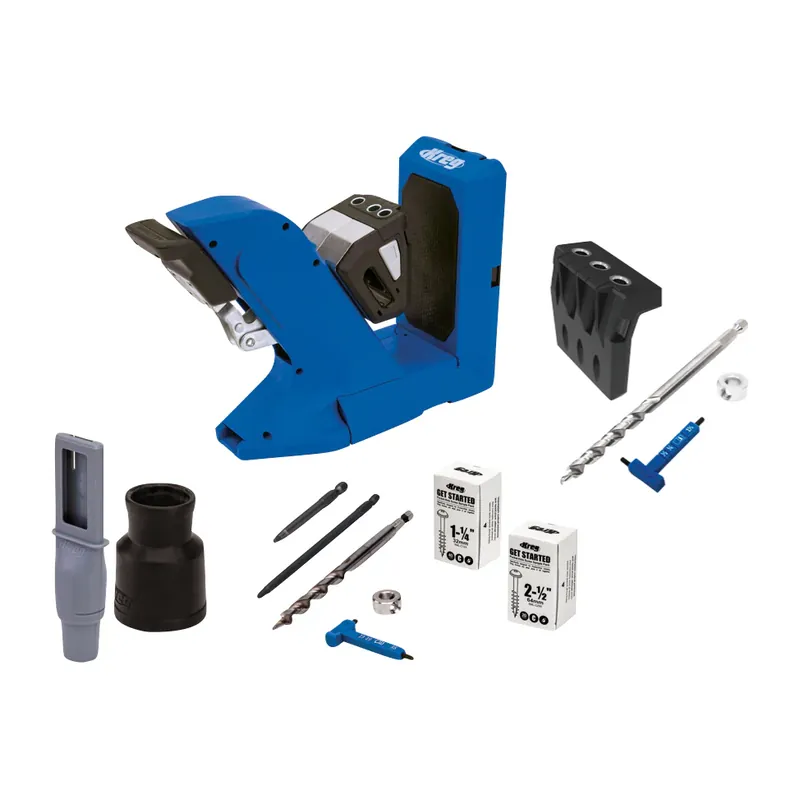 Nur Für Kurze Zeit KREG Pocket Hole Jig 720 Taschenloch Bohrschablone + Micro Bohrschablone + Stufenbohrer + Bit + Schrauben