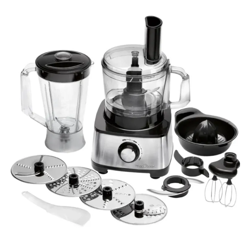 ProfiCook PC-KM 1063 Kompaktküchenmaschine 1200 Watt ( 501063 ) Schwarz Küchenmaschine + 11x Zubehör Letzte Chance