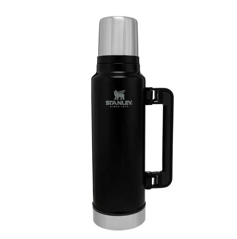 Finale Aktion Stanley 1913 Classic Vakuum Flasche Thermoskanne 1,4 l Schwarz doppelwandige Vakuumisolierung 40 Std. heiß 35 Std. Kalt