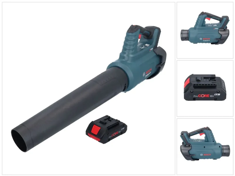 Top-Seller Bosch GBL 18V-750 Professional Akku Gebläse 18 V BITURBO Brushless + 1x ProCORE Akku 4,0 Ah - ohne Ladegerät