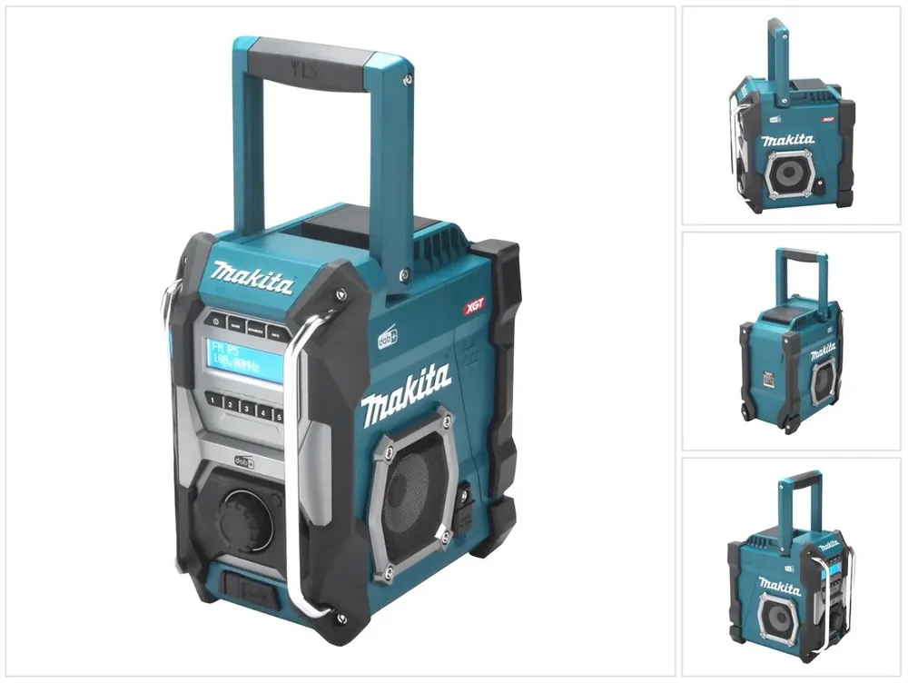 Makita MR 003 GZ Akku Baustellenradio 12 V - 40 V DAB DAB+ FM 3,5 mm AUX USB IP64 - ohne Akku, ohne Ladegerät Direktkauf