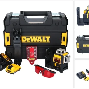 DeWalt DCE 089 D1R Akku Multilinienlaser 12 V 3x 360° rot + 1x Akku 2,0 Ah + Ladegerät + TSTAK Sale