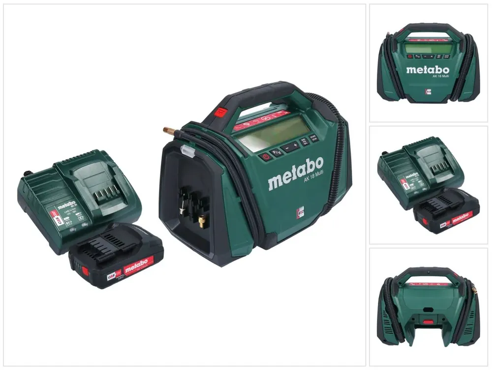 Jetzt Bestellen Metabo AK 18 Multi Akku Kompressor 18 V 11 bar + 1x Akku 2,0 Ah + Ladegerät