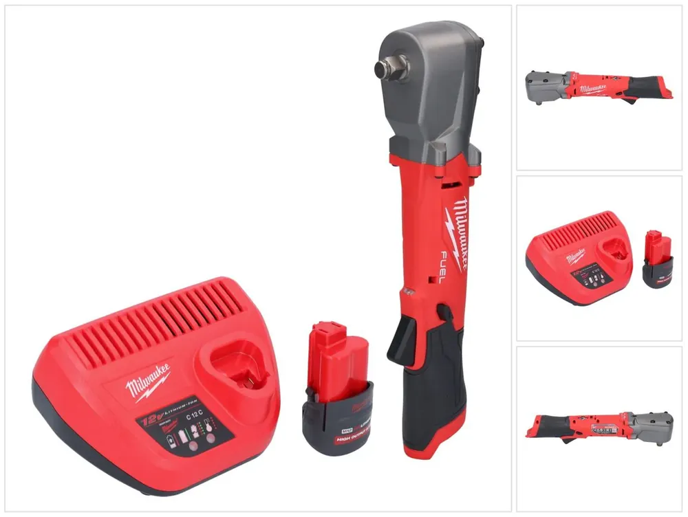Milwaukee M12 FRAIWF12-251 Akku Winkelschlagschrauber 12 V 1/2" 270 Nm Brushless + 1x Akku 2,5 Ah + Ladegerät Direktkauf