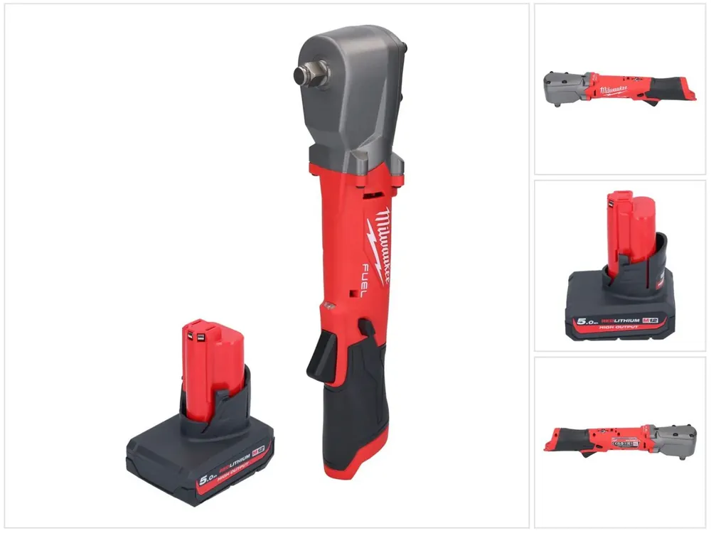 Echt Milwaukee M12 FRAIWF12-501 Akku Winkelschlagschrauber 12 V 1/2" 270 Nm Brushless + 1x Akku 5,0 Ah - ohne Ladegerät