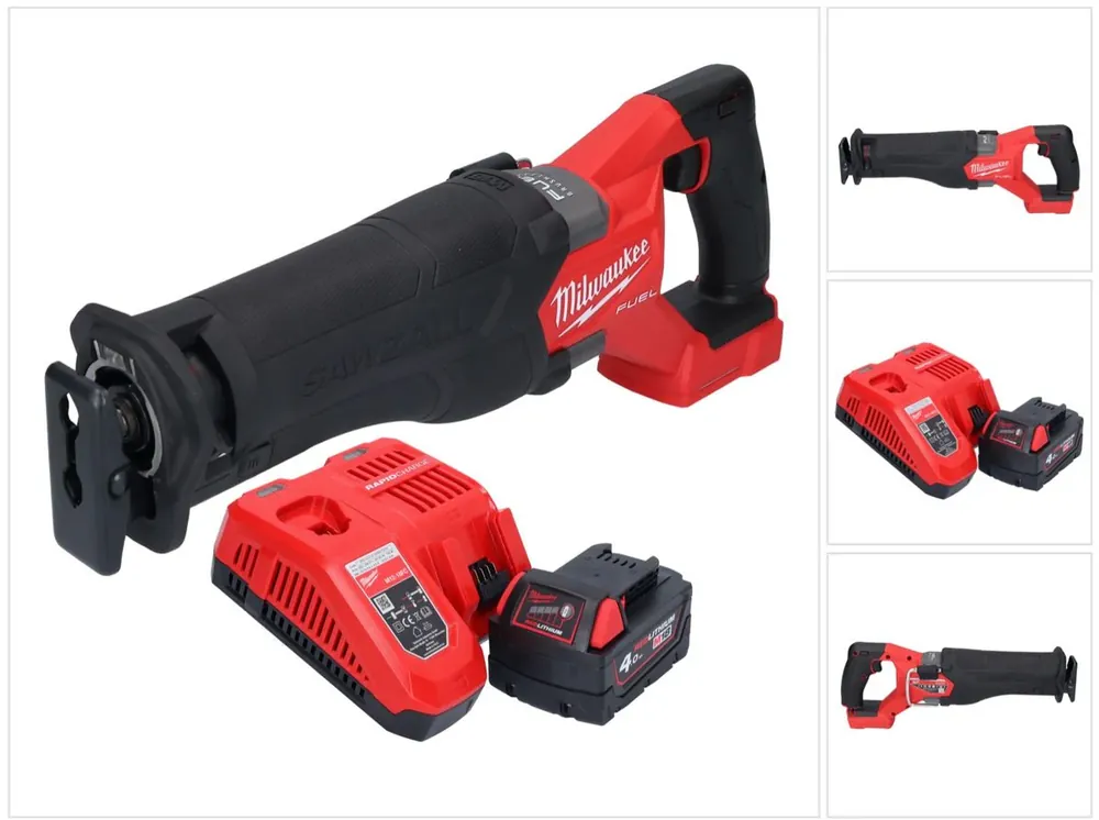 Milwaukee M18 FSZ-401 Akku Recipro Säbelsäge 18 V Brushless + 1x Akku 4,0 Ah + Ladegerät Schneller Versand