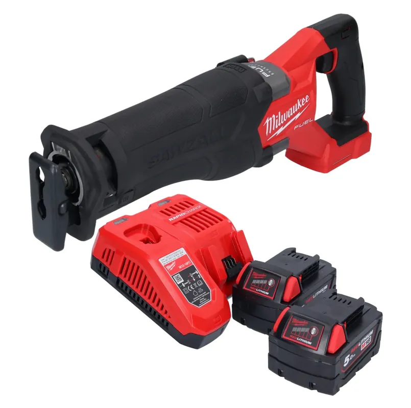 Bestseller Milwaukee M18 FSZ-502 Akku Recipro Säbelsäge 18 V Brushless + 2x Akku 5,0 Ah + Ladegerät