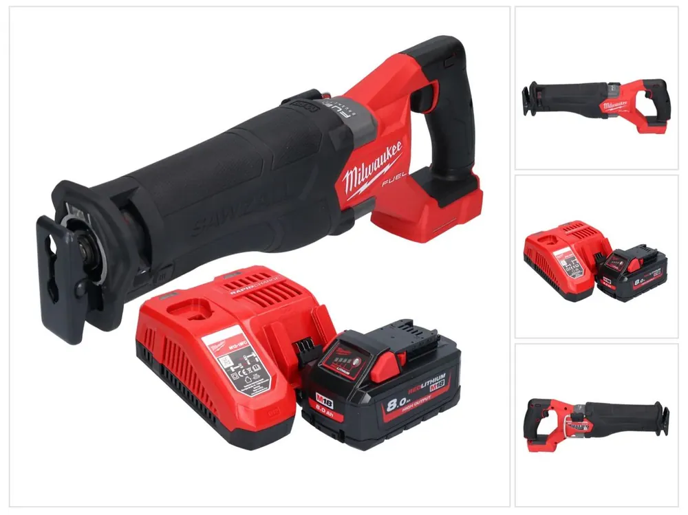Milwaukee M18 FSZ-801 Akku Recipro Säbelsäge 18 V Brushless + 1x Akku 8,0 Ah + Ladegerät Angebot