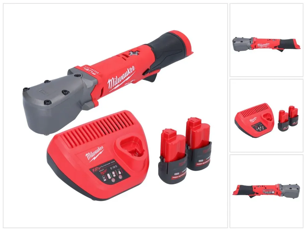 Neuheit Milwaukee M12 FRAIWF38-252 Akku Winkelschlagschrauber 12 V 3/4" 270 Nm Brushless + 2x Akku 2,5 Ah + Ladegerät