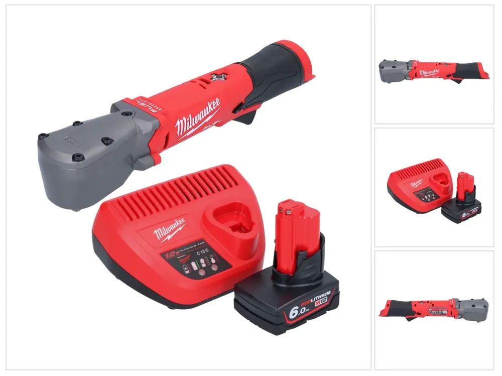 Milwaukee M12 FRAIWF38-601 Akku Winkelschlagschrauber 12 V 3/4" 270 Nm Brushless + 1x Akku 6,0 Ah + Ladegerät Wochenendangebot