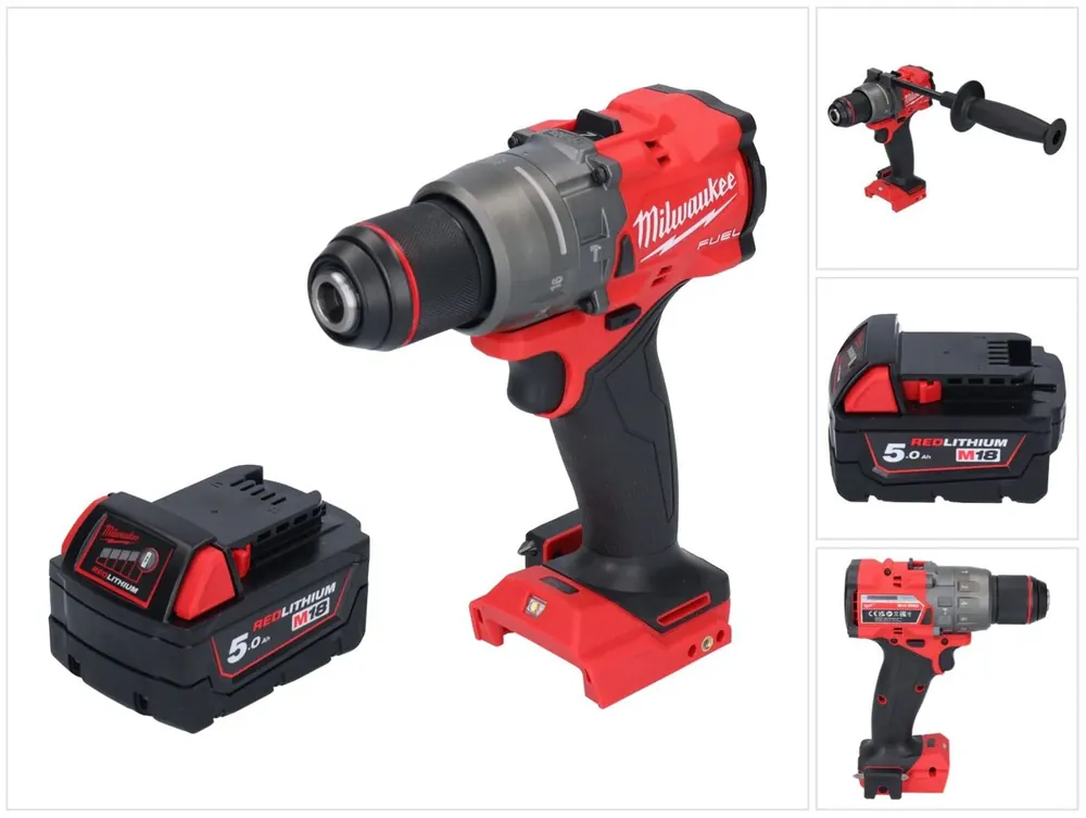 Ausverkauf Milwaukee M18 FPD3-501 Akku Schlagbohrschrauber 18 V 158 Nm Brushless + 1x Akku 5,0 Ah - ohne Ladegerät
