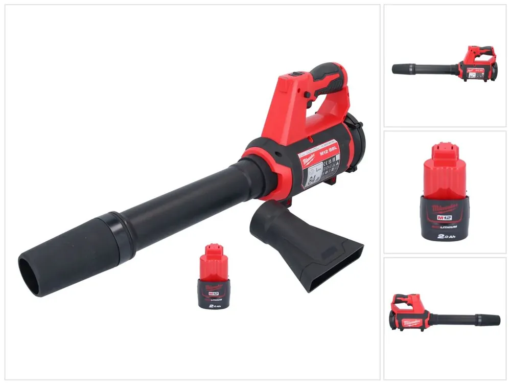 Milwaukee M12 BBL-201 Akku Gebläse 12 V + 1x Akku 2,0 Ah - ohne Ladegerät Top-Seller