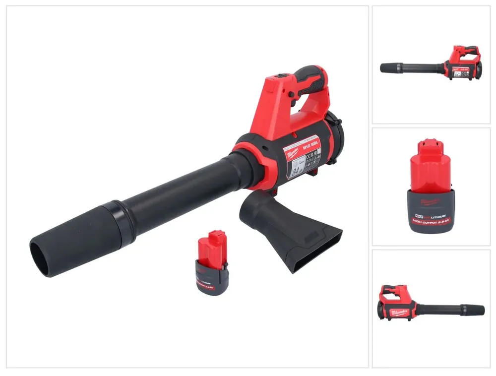 Milwaukee M12 BBL-251 Akku Gebläse 12 V + 1x Akku 2,5 Ah - ohne Ladegerät Top-Preis