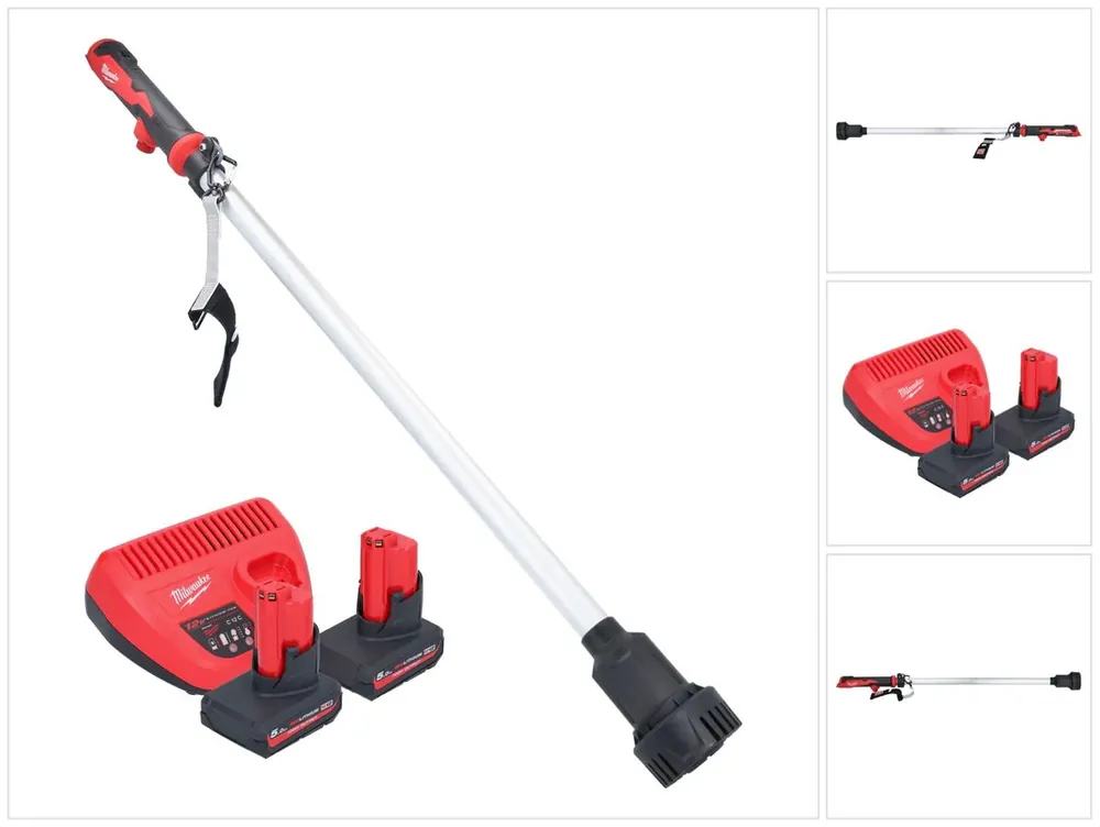 Milwaukee M12 BSWP-502 Akku Transferpumpe 12 V 34 l/min + 2x Akku 5,0 Ah + Ladegerät Neue Kollektion