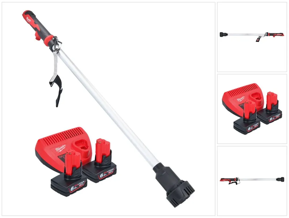 Echt Milwaukee M12 BSWP-602 Akku Transferpumpe 12 V 34 l/min + 2x Akku 6,0 Ah + Ladegerät
