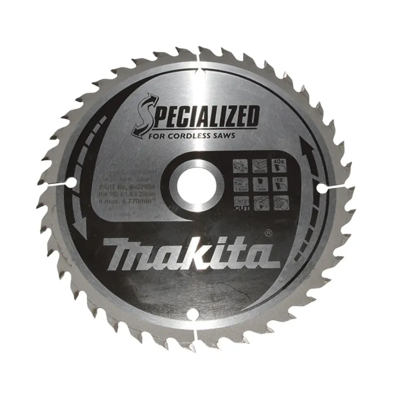 Beliebt Makita CCF16540E SPECIALIZED Sägeblatt 165 x 20 mm 40 Zähne für Holz ( B-32954 )