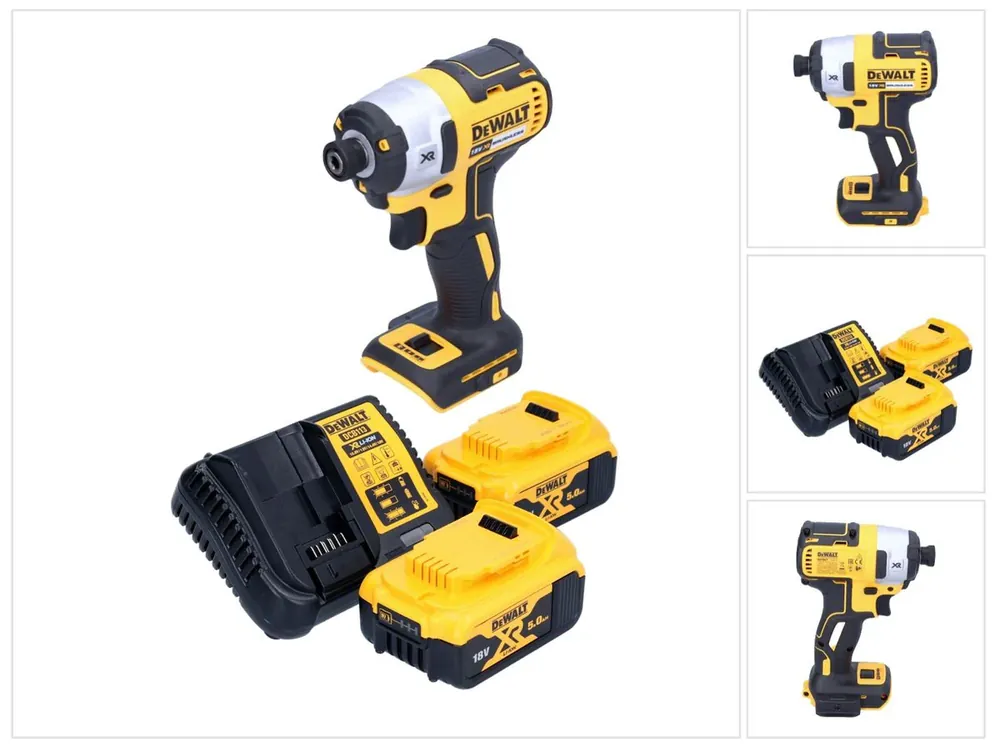 Jetzt Kaufen DeWalt DCF 887 P2 Akku Schlagschrauber 18 V 205 Nm 1/4" Brushless + 2x Akku 5,0 Ah + Ladegerät