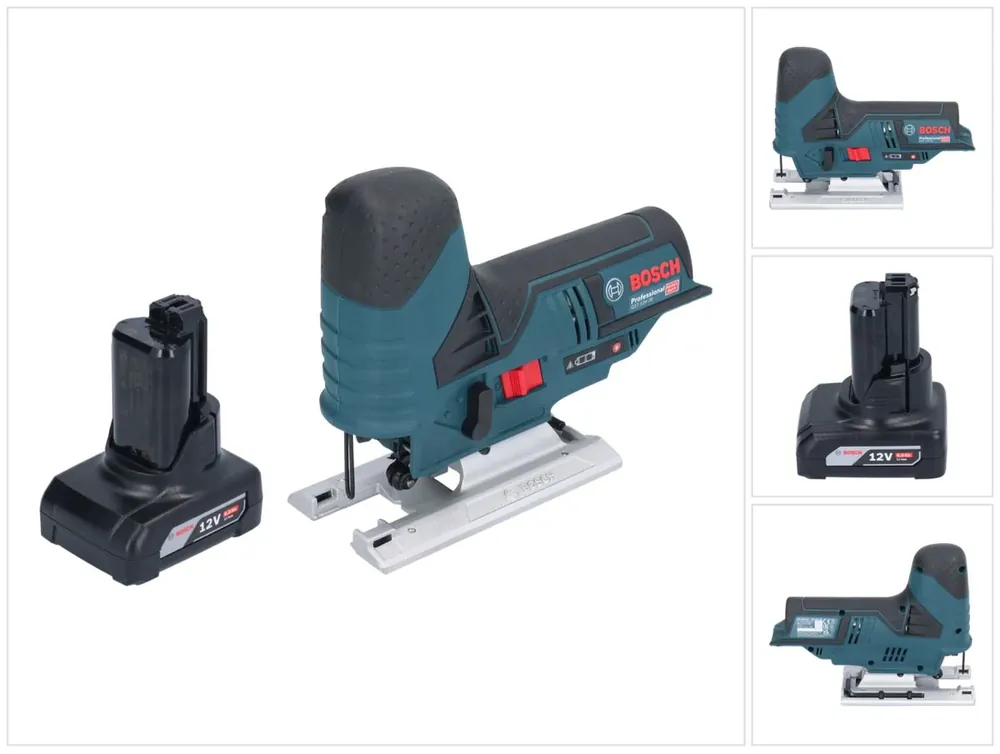 Bosch GST 12V-70 Professional Akku Stichsäge 12 V 70 mm + 1x Akku 6,0 Ah - ohne Ladegerät Sichere Zahlung