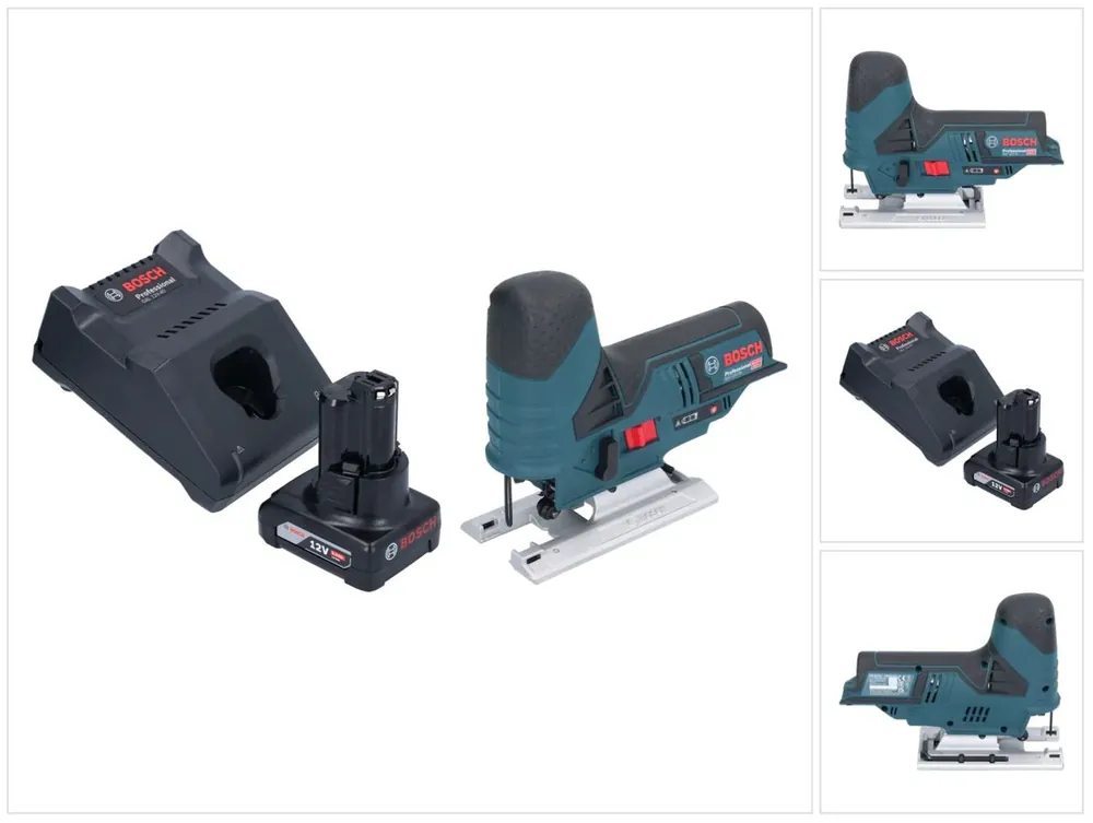 Bosch GST 12V-70 Professional Akku Stichsäge 12 V 70 mm + 1x Akku 6,0 Ah + Ladegerät Wochenendangebot