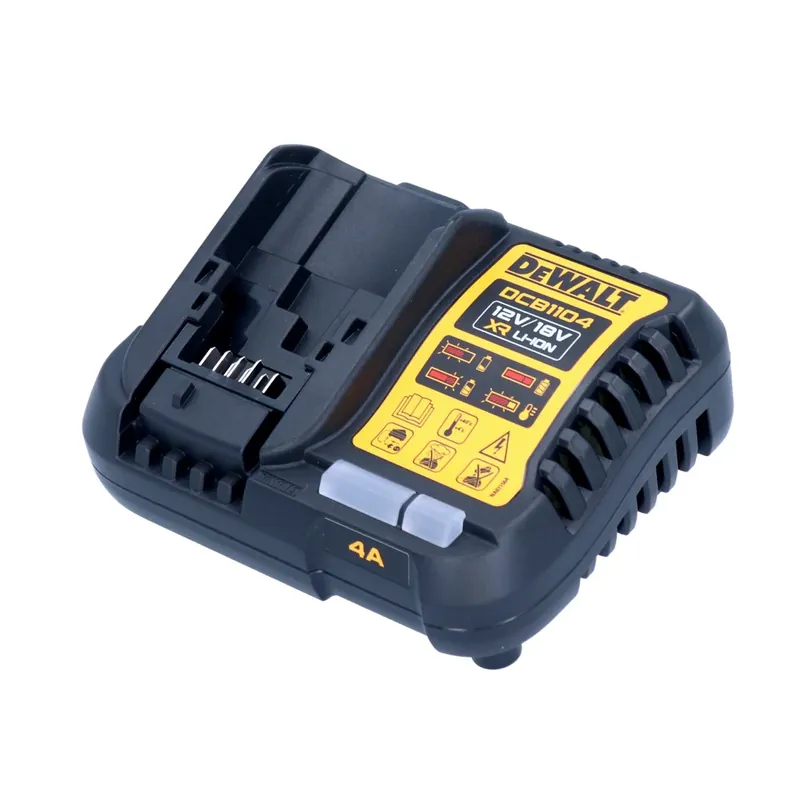 Preisreduziert DeWalt DCB 1104 Schnell Ladegerät 10,8 - 18 V 4,0 A für XR Li-Ion Akkus