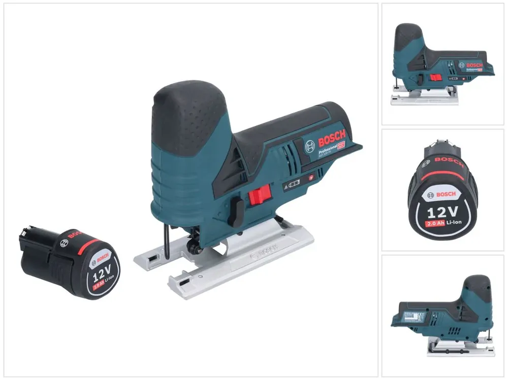 Bosch GST 12V-70 Professional Akku Stichsäge 12 V 70 mm + 1x Akku 2,0 Ah - ohne Ladegerät Top-Preis