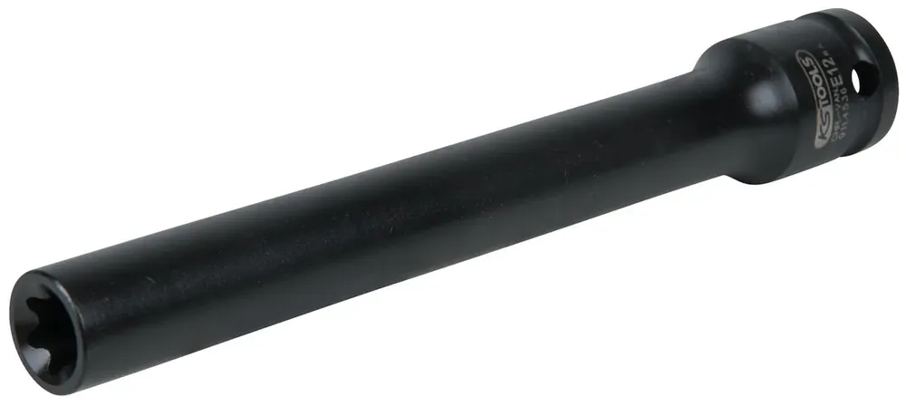 Saisonangebot KS TOOLS 1/2" Bit-Stecknuss für Torx-E-Schrauben, E12, Länge 150 mm, phosphatiert ( 911.4536 )