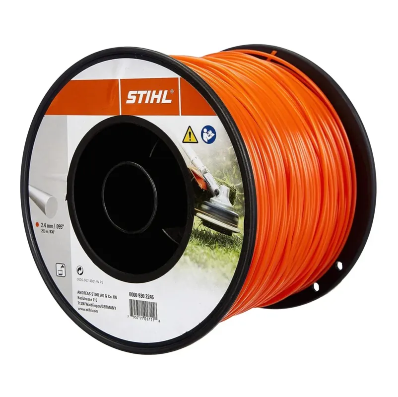 Angebot Stihl Trimmerfaden Mähfaden rund Ø 2,4 mm x 253 m Länge Orange ( 00009302246 ) zum Trimmen von Rasenkanten