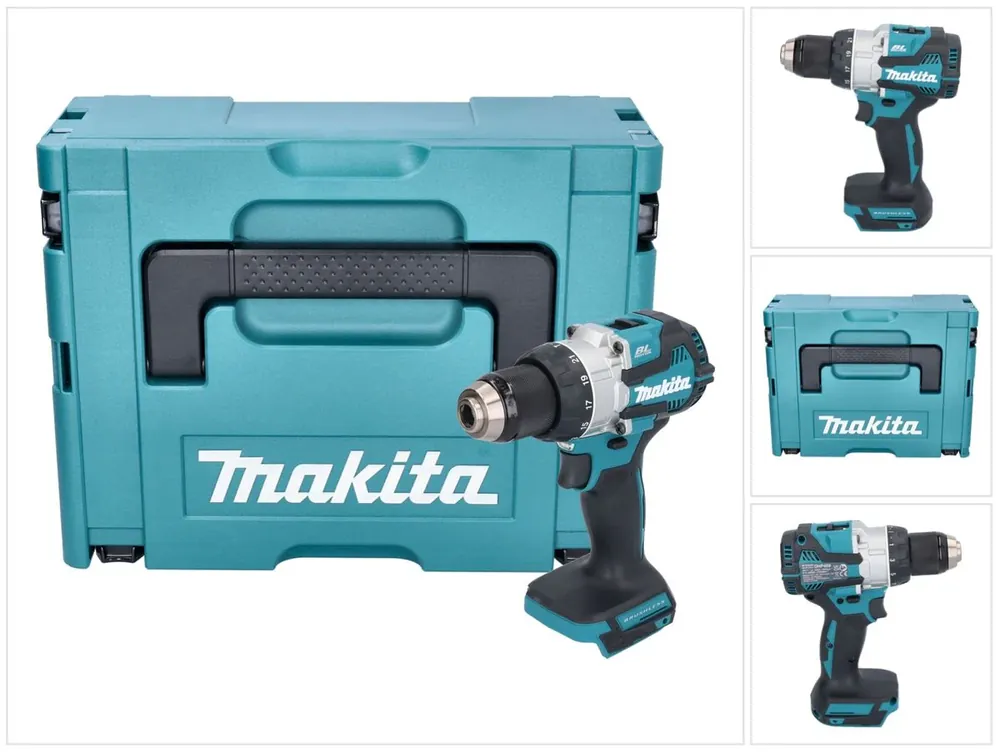 Makita DHP 489 ZJ Akku Schlagbohrschrauber 18 V 73 Nm Brushless + Makpac - ohne Akku, ohne Ladegerät Neu Im Sortiment