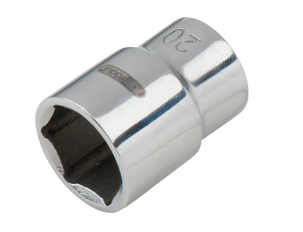 Must-Have KS TOOLS EDELSTAHL 1/2" 6kant-Stecknuss, 24mm ( 964.1224 )