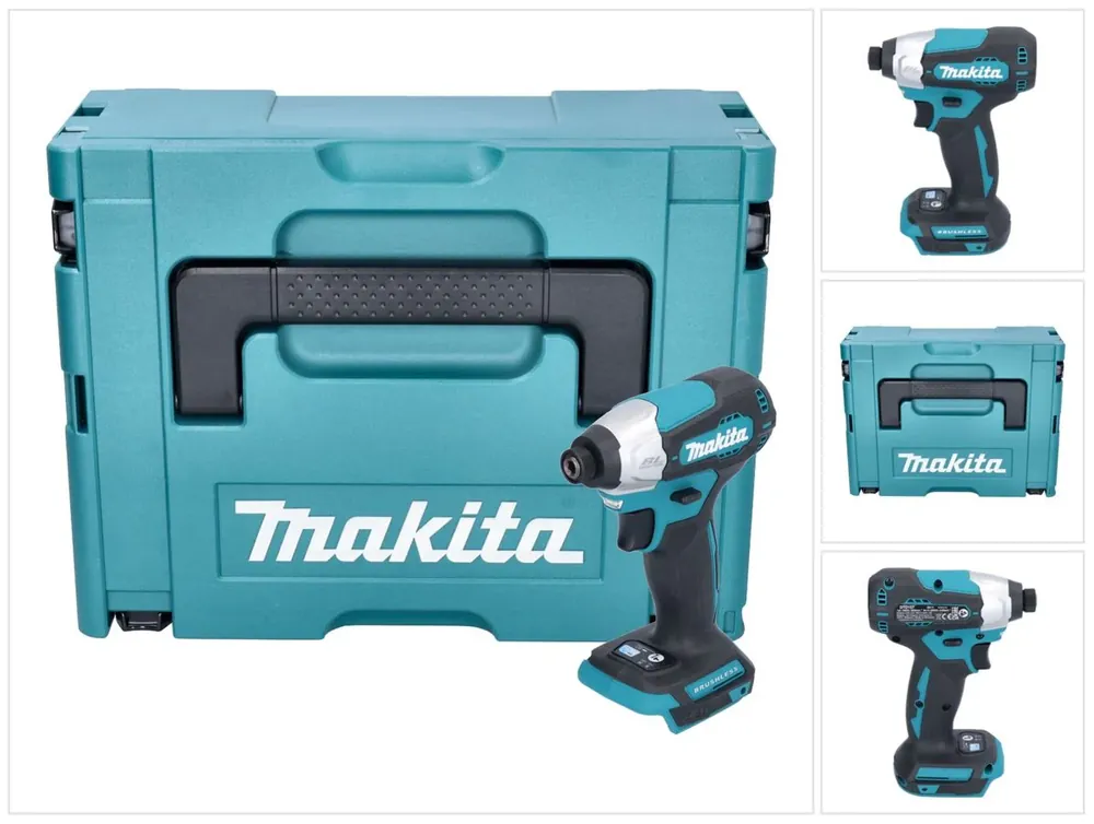 Heißes Angebot Makita DTD 157 ZJ Akku Schlagschrauber 18 V 140 Nm 1/4" Brushless + Makpac - ohne Akku, ohne Ladegerät