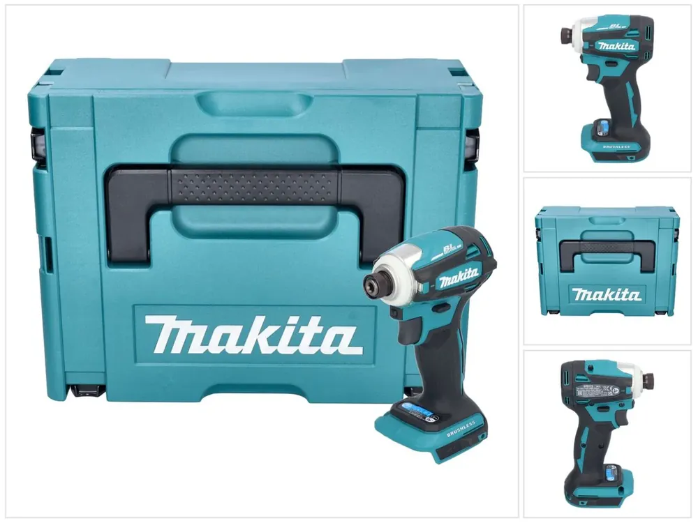 Sonderaktion Makita DTD 172 ZJ Akku Schlagschrauber 18 V 180 Nm 1/4" Brushless + Makpac - ohne Akku, ohne Ladegerät