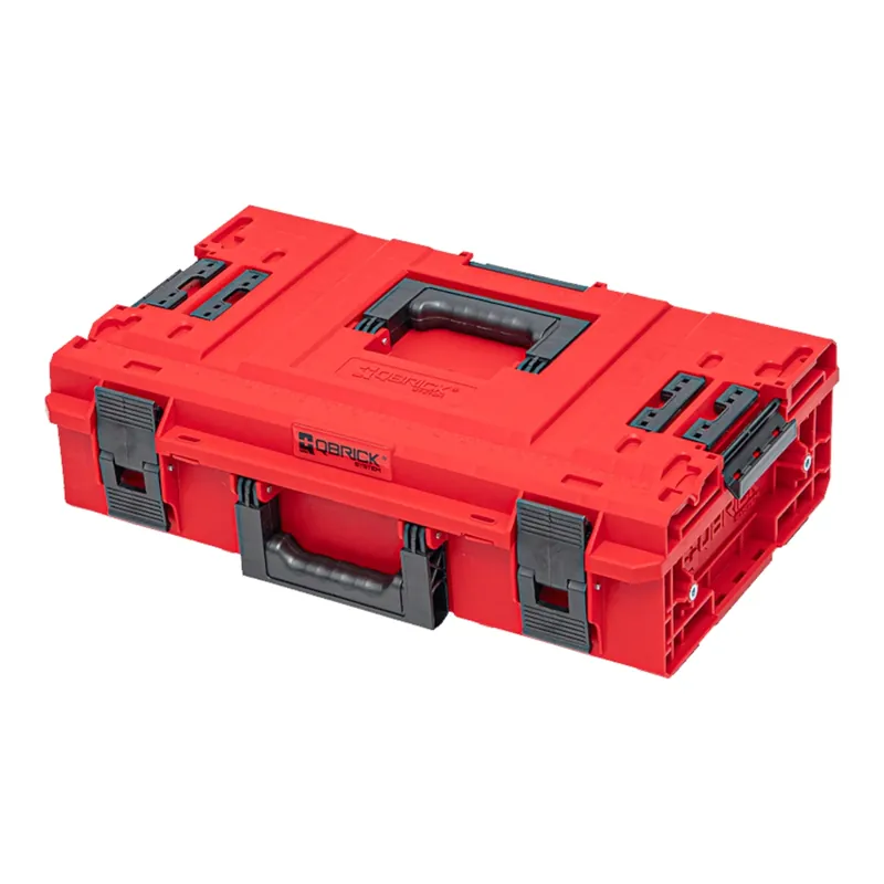 Qbrick System ONE 200 2.0 Vario RED ULTRA HD Custom Werkzeugkoffer modularer Organizer 585 x 385 x 190 mm 15,4 l stapelbar IP66 Sofort Bestellen