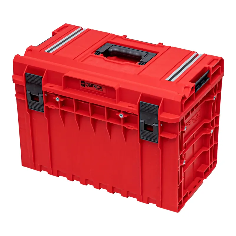 Qbrick System ONE 450 2.0 Technik RED ULTRA HD Custom Werkzeugkoffer modularer Organizer 585 x 385 x 420 mm 52 l stapelbar IP66 Top-Preis