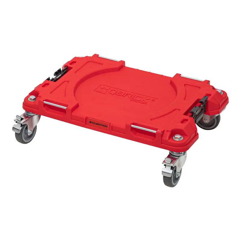 Aktuell Toolbrothers RHINO L mobiler Transportroller ULTRA Rollbrett mit Schwenkrädern aus Metall und Bremse