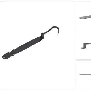 Markenware Picard Dachdecker-Nageleisen Blank gehärtet auf 44 - 45 HRc 400 mm ( 0020800-400 )