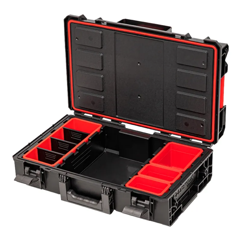 Begrenztes Angebot Toolbrothers RHINO XXL Werkzeugkoffer ECO Work+ Höhe M 15,4 l IP66 mit herausnehmbaren Trennwänden + Boxen